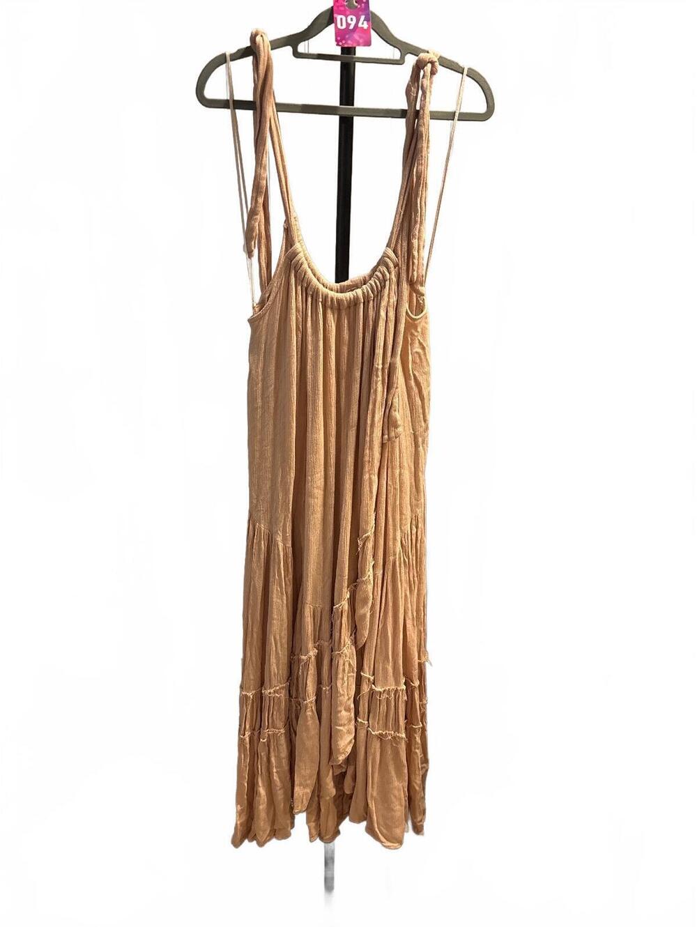 #FP094 Free People FP One – Crinkled Tiered Maxi Dress – Size S - Picture 1 of 3